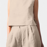 Yvanne Καλοκαιρινό Αμάνικο Σετ Vintage