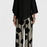 Σετ Aleida Ασύμμετρο με Τοπ και Στάμπα Παντελόνι