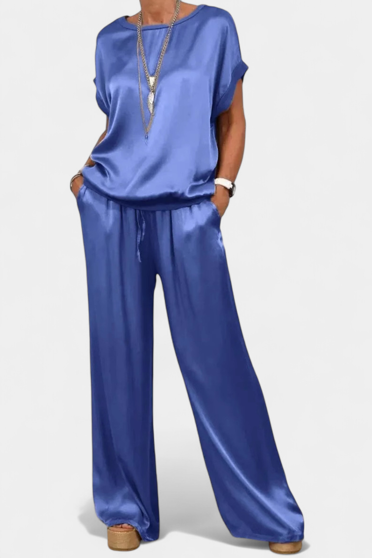 Blasa Ανοιξιάτικο Σετ Δύο Τεμαχίων με Εκλεπτυσμένο Στυλ