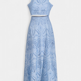 Danitza Ρομαντικό Σετ με Δαντέλα και Διάτρητο Φλοράλ Σχέδιο