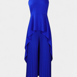 Χρυσούλα Ασύμμετρο Σετ με Πλισέ Παντελόνι