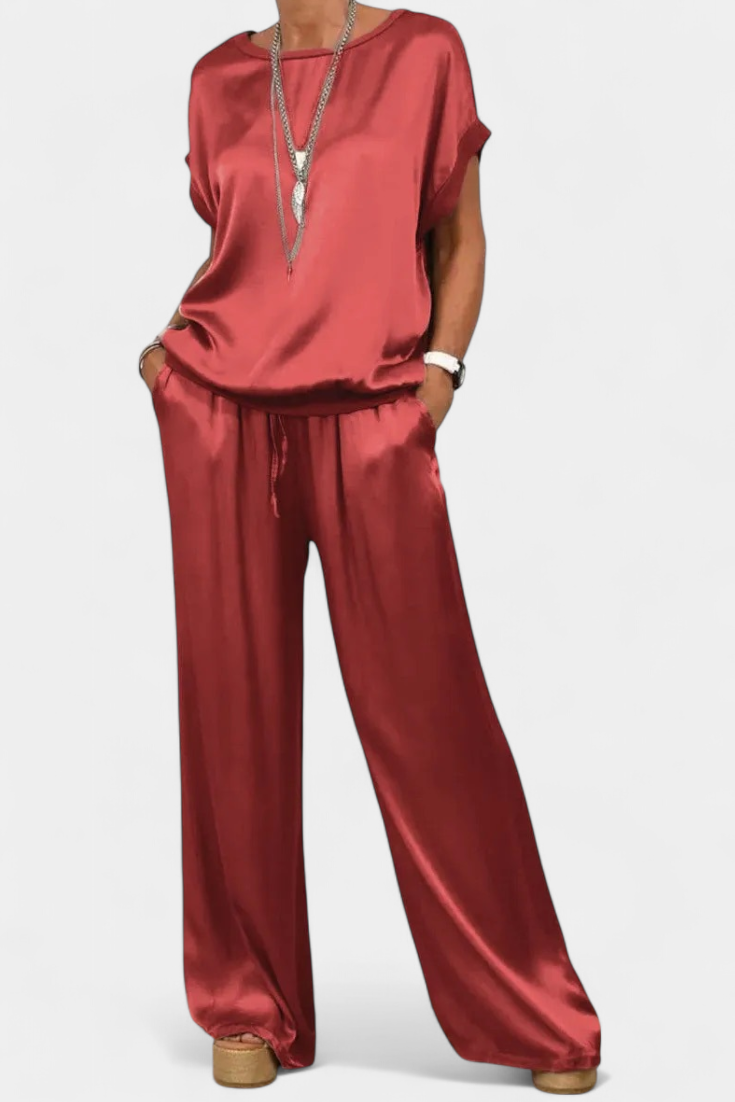 Blasa Ανοιξιάτικο Σετ Δύο Τεμαχίων με Εκλεπτυσμένο Στυλ