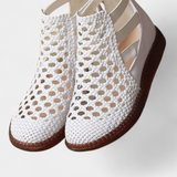 Alica Σανδάλια πλεκτά με ανοιχτό σχέδιο και εύκαμπτη σόλα