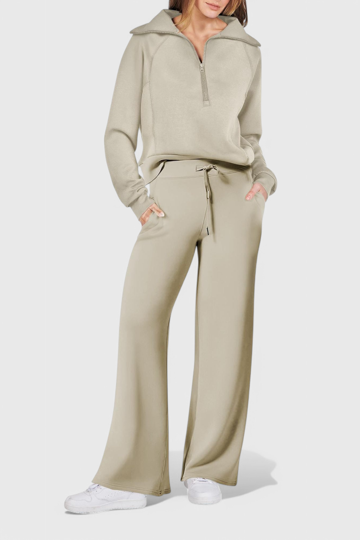 Σετ Lounge Δύο Τεμαχίων Berken με Μακριά Μανίκια