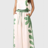 Serafina Boho Σετ με Λουλουδάτο Μοτίβο χωρίς Μανίκια