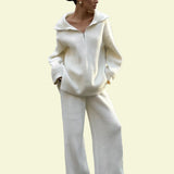 Julia - Σετ πουλόβερ με φερμουάρ έως τη μέση