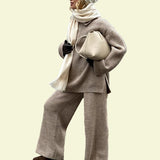 Julia - Σετ πουλόβερ με φερμουάρ έως τη μέση